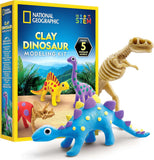 National Geographic: Clay Dinosaur Modeling Kit