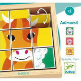 Djeco: Animoroll Wooden Puzzle