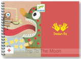 Djeco: Decorate The Creatures Finger Paint