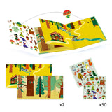 Djeco: The Magical Forest Sticker Stories