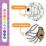 Tiger Tribe: Colour By Numbers - Mermaids and Friends