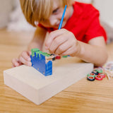 Melissa & Doug: Created by Me! Train Wooden Craft Kit