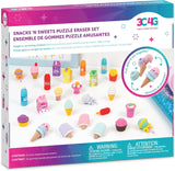 3C4G: Snacks & Sweets Puzzle Eraser Set