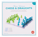 Clear Winner - 2 in 1 Chess & Checkers