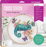 Craft Maker: Cross-stitch Kit - Bright Chameleon