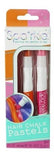 Spa*rkle: Bright Stripes Pastel Hair Chalk - Orange & Pink (2-Pack)