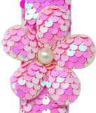 Pink Poppy: Flower Sequin Slap Bracelet (Assorted)