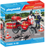 Playmobil: Fire Engine at the Scene of Accident (71466)