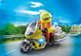 Playmobil: Emergency Doctor Motorbike with Lights (71205)