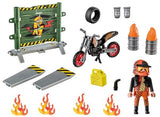 Playmobil: Stuntshow Motobike with Fire Wall (71256)