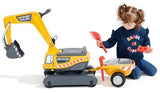 Falk: Ride-on Excavator - Super Builder with Opening Seat