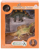 CollectA: Prehistoric World Wonders Boxed Set - Spinosaurus & Stegosaurus