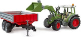 Bruder: 1:16 Fendt Vario 211 with Front Loader & Tipping Trailer