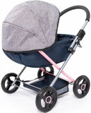 Bayer: Dolls Pram Stroller - Cosy Grey/Blue (59cm)