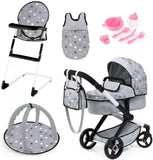 Bayer: Dolls Pram Stroller - Xeo with Accessories