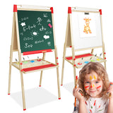 Wooden Kids Easel with Paper Roll