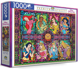 Crown Premium: Disney Princess Stained Glass - 1000pc Puzzle