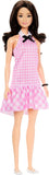 Barbie: Fashionistas #224 - Black Wavy Hair Gingham Dress (65th Anniv.) Doll