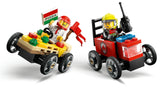 LEGO City: Pizza vs. Fire Truck Race Car Pack - (60458)