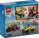 LEGO City: Pizza vs. Fire Truck Race Car Pack - (60458)