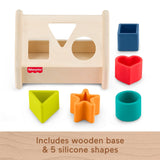 Fisher-Price: Wood Silicone Shape Sorter