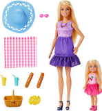 Barbie: Malibu Family & Friends Picnic-Themed - Playset