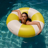 Sunnylife: Tube Pool Ring Sunshine - Yellow Stripe
