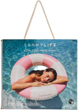 Sunnylife: Slim Tube Pool Ring - Blush Pink