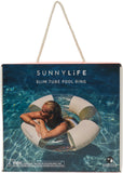 Sunnylife: Slim Tube Pool Ring - Cotton Candy Stripe