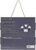 Sunnylife: Slim Tube Pool Ring - Navy Stripe