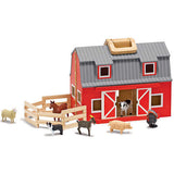 Melissa & Doug: Fold & Go - Wooden Barn