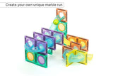 158 Piece Kids Magnetic Building Tile and Marble Run Set
