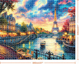 Hinkler: Mindbogglers Artisan - Eiffel on the Seine Puzzle (1000pc Jigsaw)