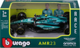 Bburago: 1:43 Diecast Vehicle - F1 Aston Martin AMR23 2023 (#14 Alonso)