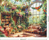 Hinkler: Mindbogglers Artisan - Greenhouse Library Puzzle (1000pc Jigsaw)