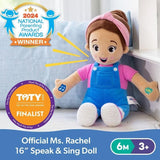 Ms. Rachel: Ms. Rachel Speak & Sing Doll - 12" Plush