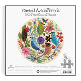 Galison: Circle of Avian Friends - Round Puzzle (1000pc Jigsaw)