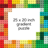 LEGO: Rainbow Bricks Puzzle (1000pc Jigsaw)