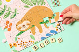 Journey of Something: Sloth - Crystal Sticker Puzzle (45pc Jigsaw)