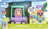 Bluey: Chat Mates Figure & Vehicle - Grannies Car With Janet