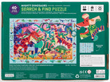 Mudpuppy: Mighty Dinosaurs - 64 Piece search and find Puzzle