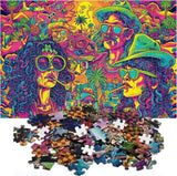 Trippy Puzzles: Groovy Gathering Puzzle (1000pc Jigsaw)