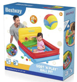 Bestway: Sort N' Play Ball Pit (41" x 37" x 24"/1.04m x 94cm x 61cm)