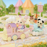Sylvanian Families Amusement Park Ride Set - Plane & Train