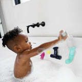 Boon: Pipes Bath Toy - Navy/Yellow