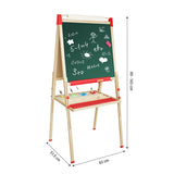 Wooden Kids Easel with Paper Roll