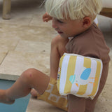 Sunnylife: Kids Floaties - Sammy the Seagull Mustard Stripe