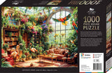 Hinkler: Mindbogglers Artisan - Greenhouse Library Puzzle (1000pc Jigsaw)