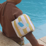 Sunnylife: Kids Floaties - Sammy the Seagull Mustard Stripe