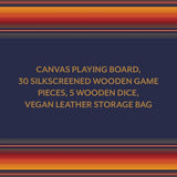 Pendleton: Serape Pattern Chess & Checkers - Travel Ready Roll-Up Edition